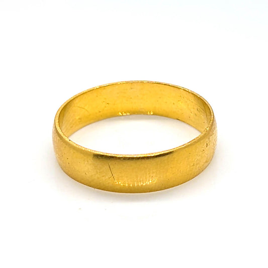 22ct Yellow Gold Band