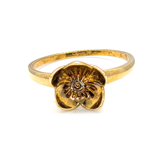 9ct Yellow Gold Buttercup Ring by Clogau