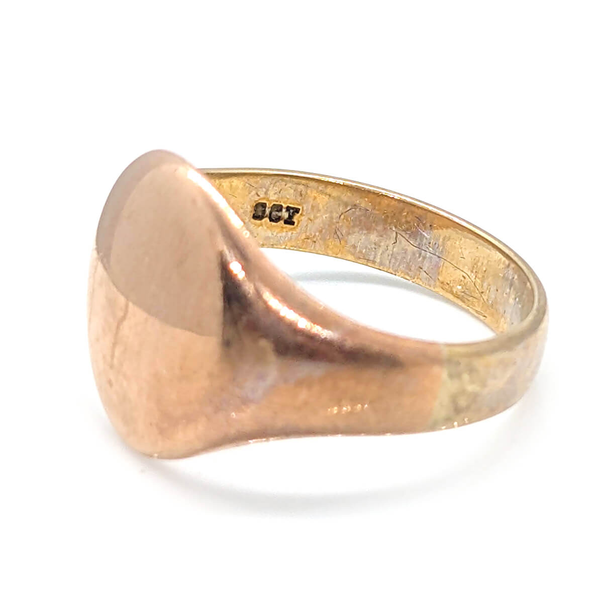 9ct Two-Tone Gold Signet Ring