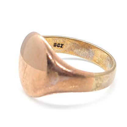 9ct Two-Tone Gold Signet Ring