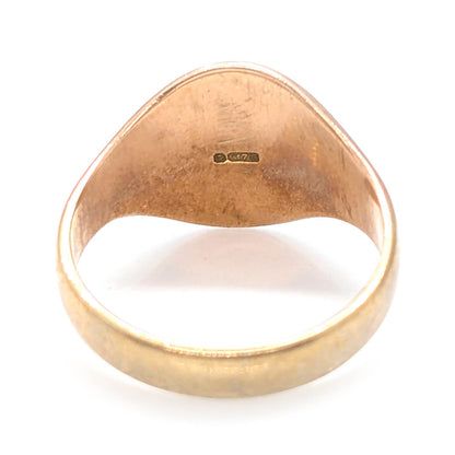 9ct Two-Tone Gold Signet Ring