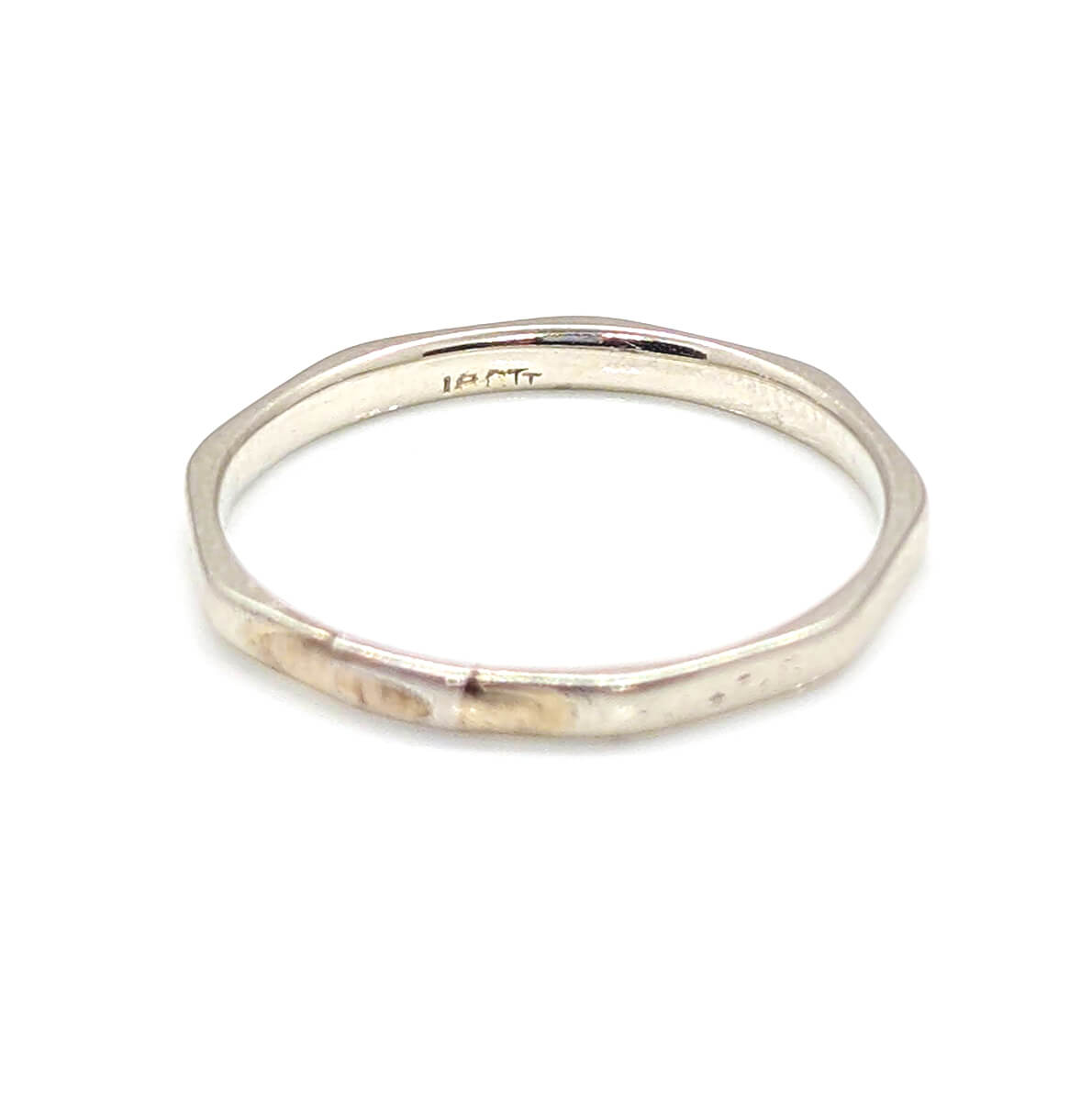 Art Deco 18ct White Gold Octagonal Ring