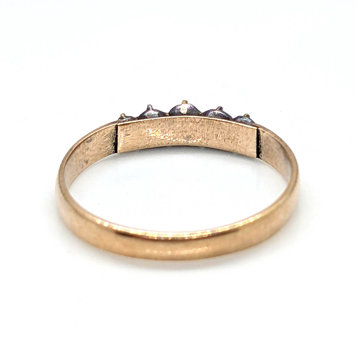 Antique 9ct Yellow Gold Conversion Ring with Various Stones